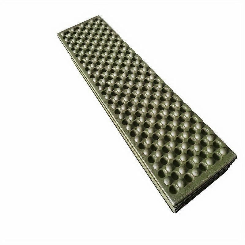 1pc Foldable Outdoor Camping Mat, Ultra-light XPE Foam Sleeping Pad, Waterproof Beach Tent Mattress, Portable Folding Design With Straps, Hiking And C