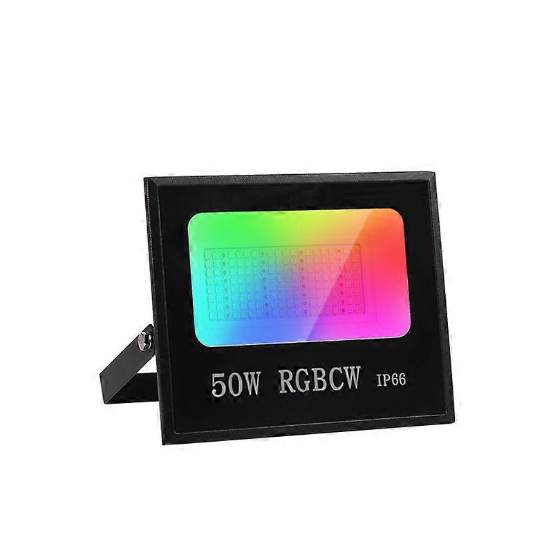 Außen-Flutlicht RGB LED Wifi Smart Floodlight APP Sprachsteuerung IP66 Außen-Flutlicht Landschaft Innenhof Gebäude Außenwand