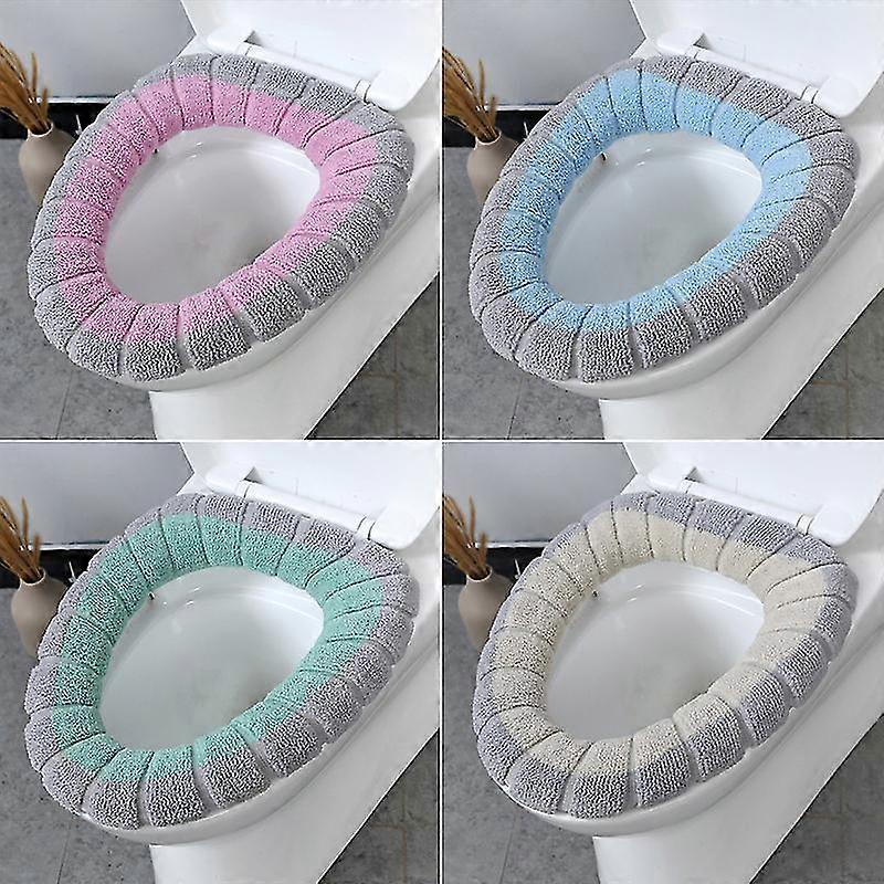 Csomag 4 WC-ülőkefedel borítja WC-ülőke fedelét mosható WC-ülőke melegebb WC-ülőke melegebb