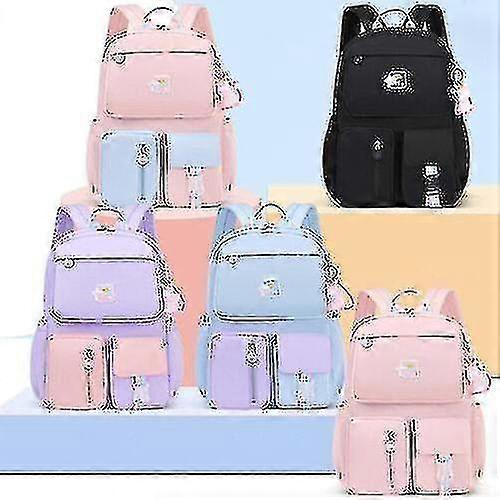 حقيبة مدرسية للأطفال حقيبة مدرسية للأطفال ذات سعة كبيرة مقاومة للماء حقيبة مدرسية للبنات حقيبة مدرسية ابتدائية حقيبة مدرسية