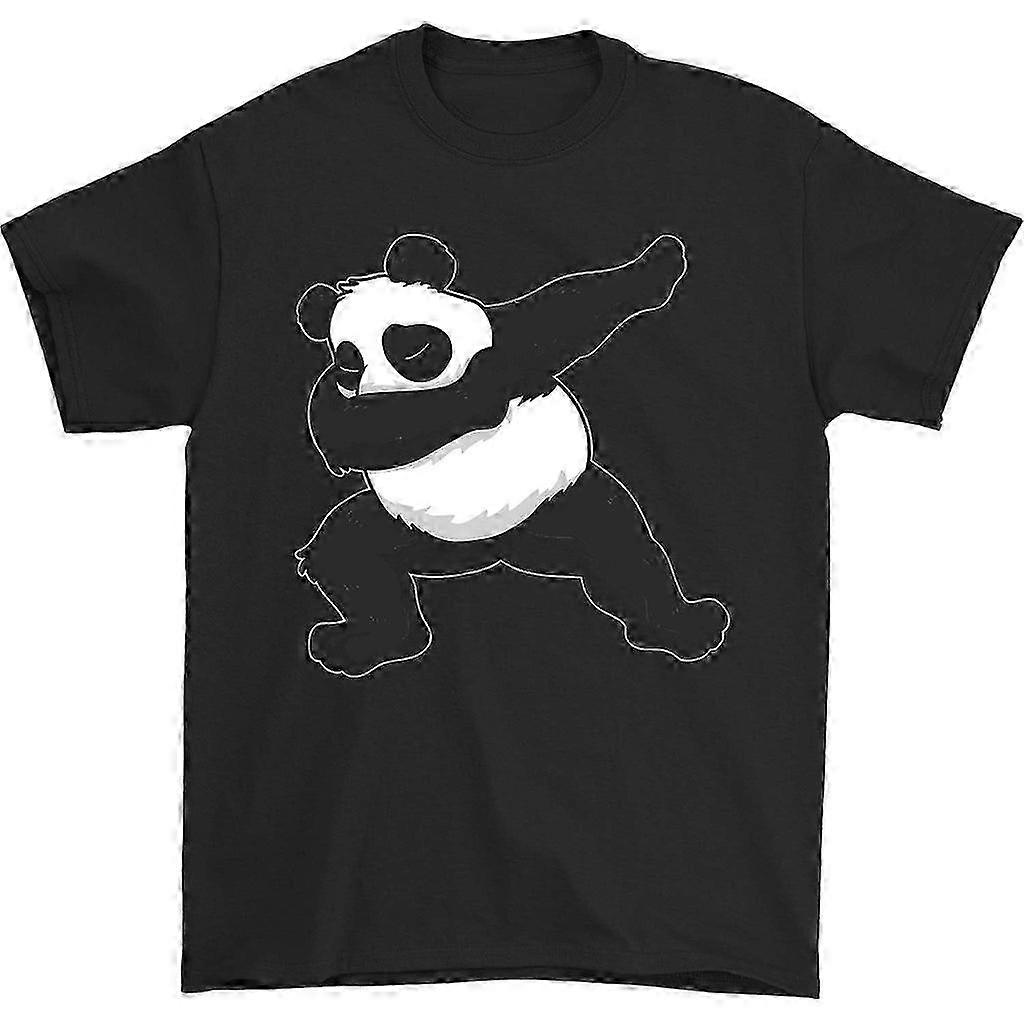 Dabbing Panda Crew Neck T-Shirt