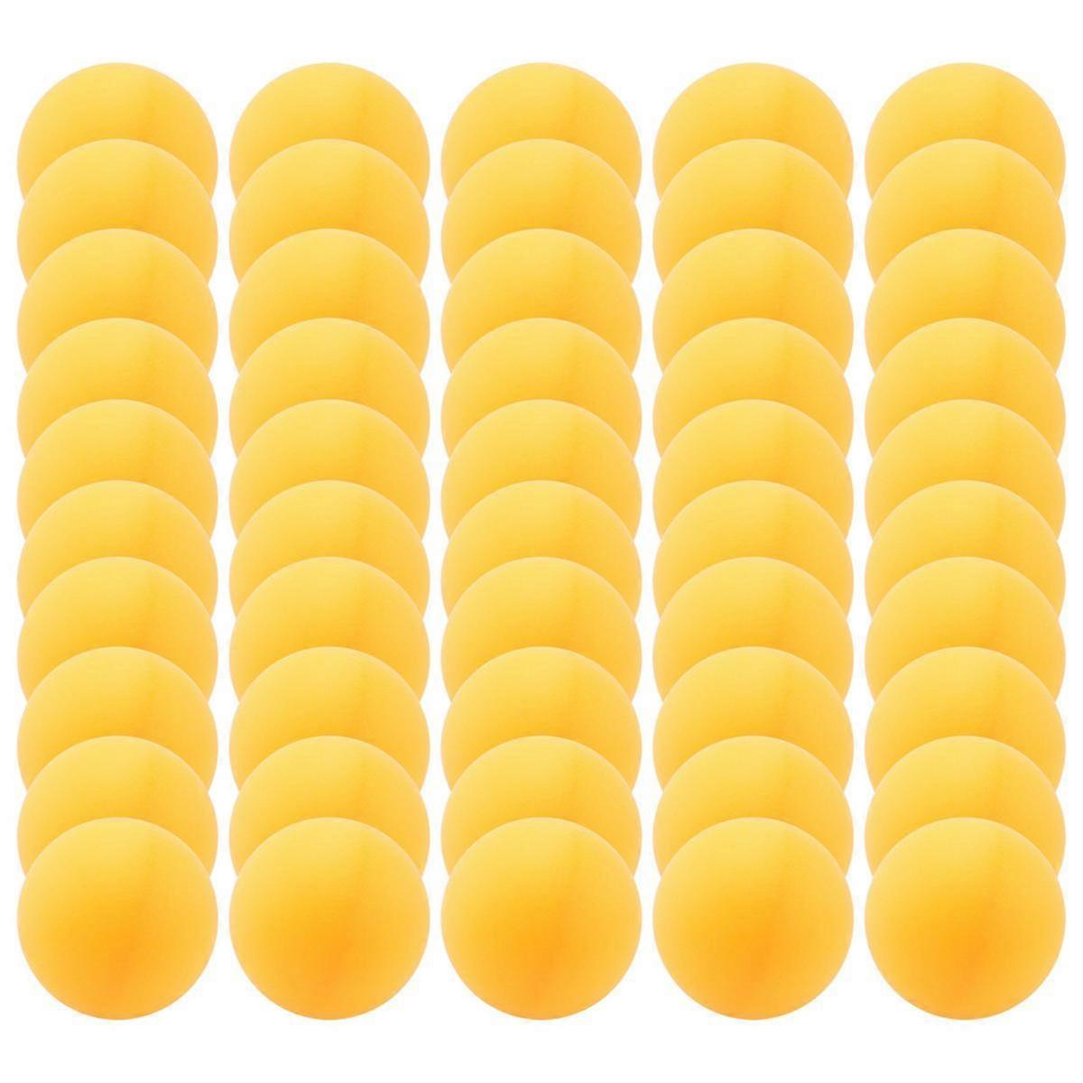50 pcs 40 mm table tennis training balls, ping pong balls, Yelow/White Random