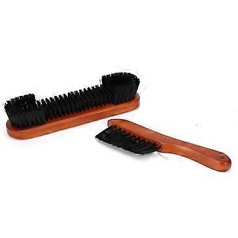 2 Pcs Pool Billiard Snooker Table Brush Hair Sweep Rail Clean Tool Cleaning Set Accessories