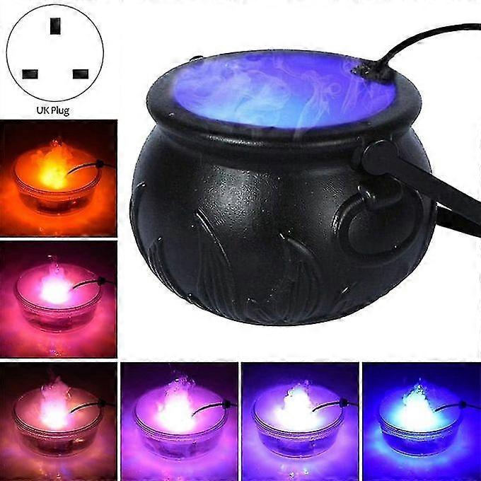 Halloween Witch Jar Cauldron Mist Maker Smoke
