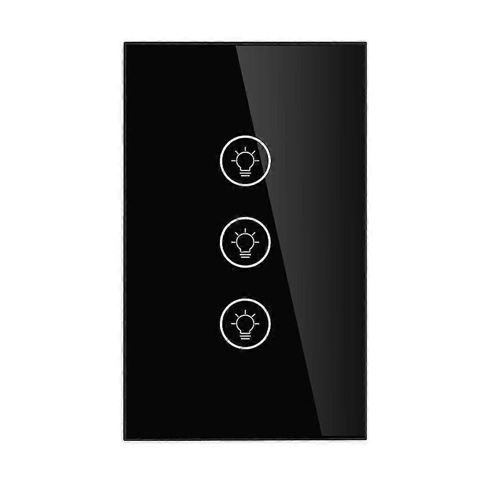 Tuya WiFi Multi-Gang Smart Light Dimmer Switch 3 Gang Smart Life/Tuya APP Funktioniert mit Alexa Google Sprachassistenten
