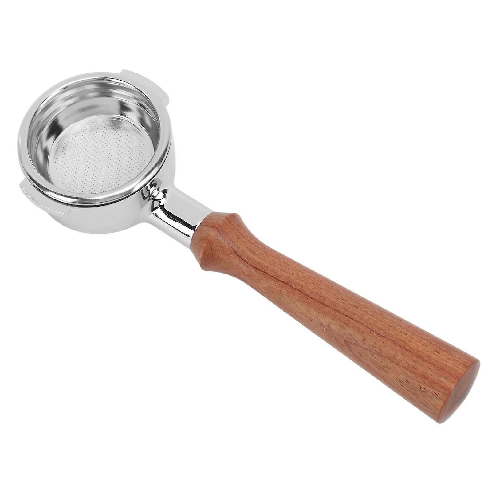 58mm Bottomless Coffee Portafilter Single Layer Aluminum Alloy Portafilter Coffee Machine Bottomless Filter For Expobar F Rosewood