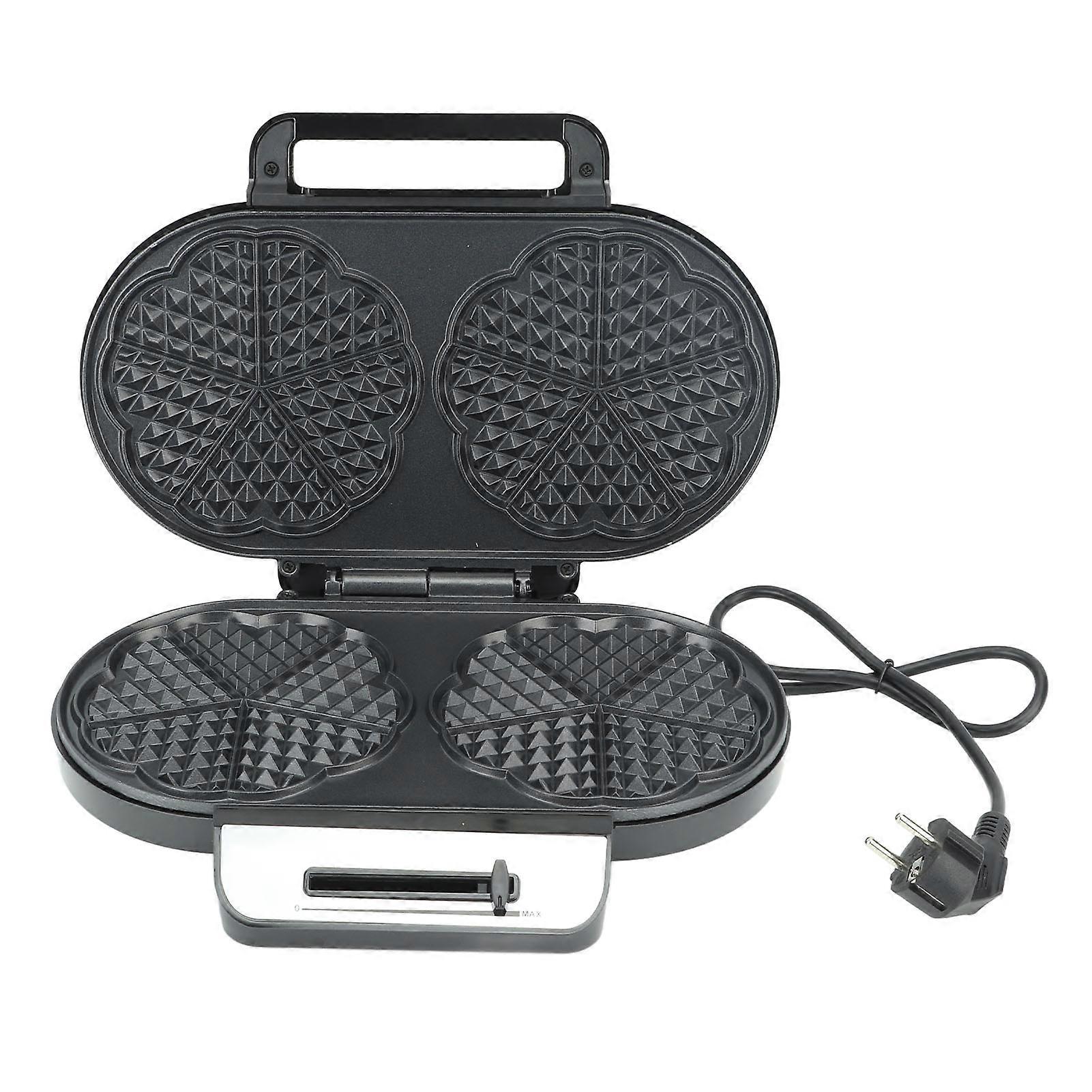 3 in 1 Waffle Maker Machine Adjustable Temperature Control Anti Stick Plate Tactile Handle for Pancake Baking EU Plug 220V