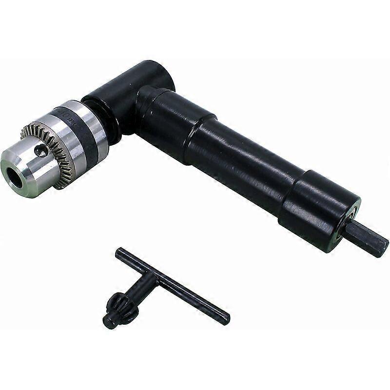 Dww-(R) High-quality cordless right-angle drill adapter with 10mm diameter keyed chuck and 8mm hex shank, power tool accessory