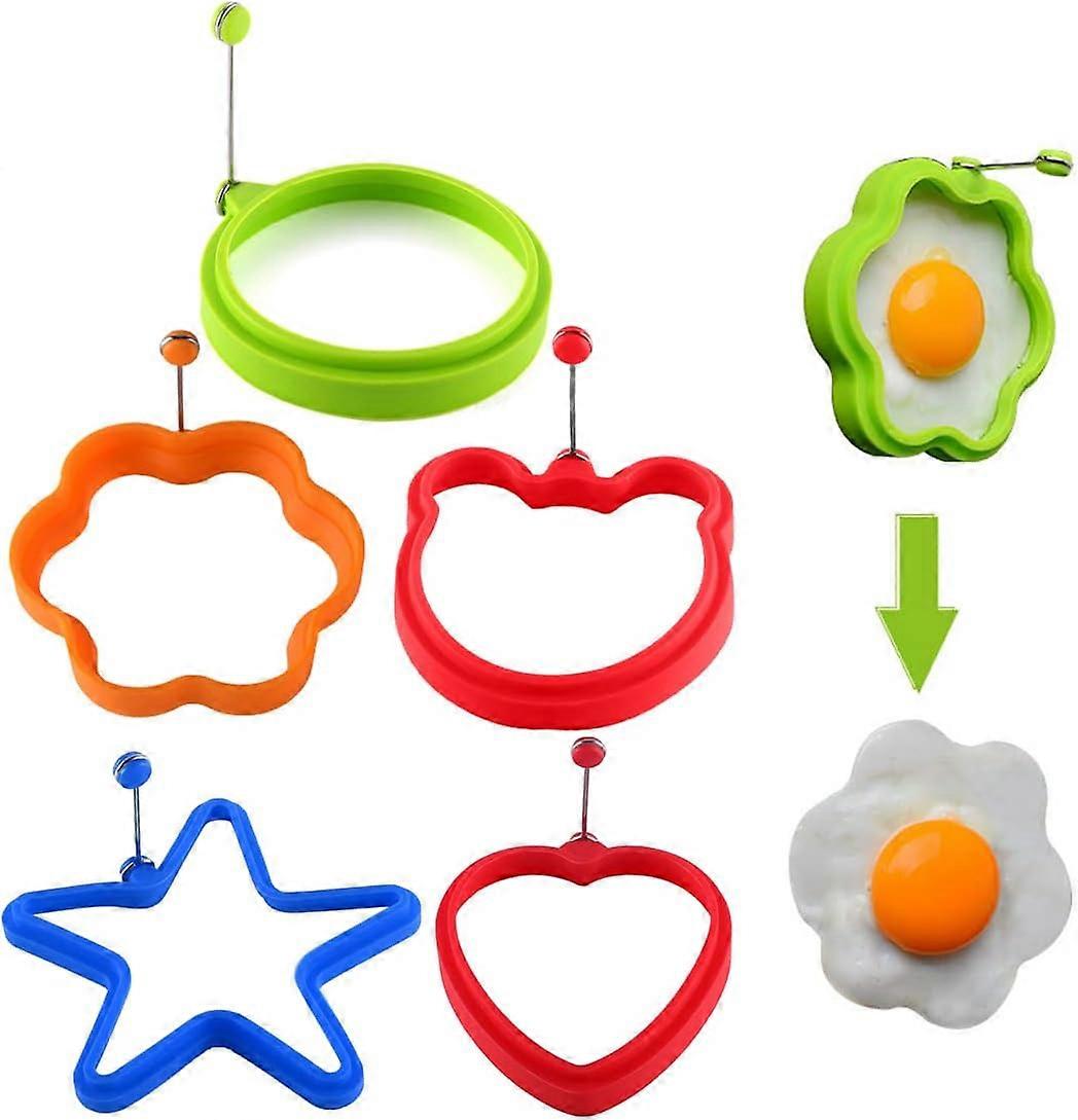 5 PCS Omelette Molds Omelette Molds Egg Molds Omelet Molds Omelet Molds Egg Cooker