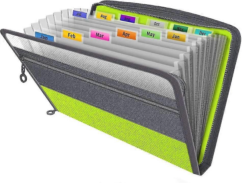 Fun File Organiser,13 Pockets Folder Document Organisers Box Files,expanding File Folder,accordian Filing Boxes With Tabs,expandable Folders For Paper