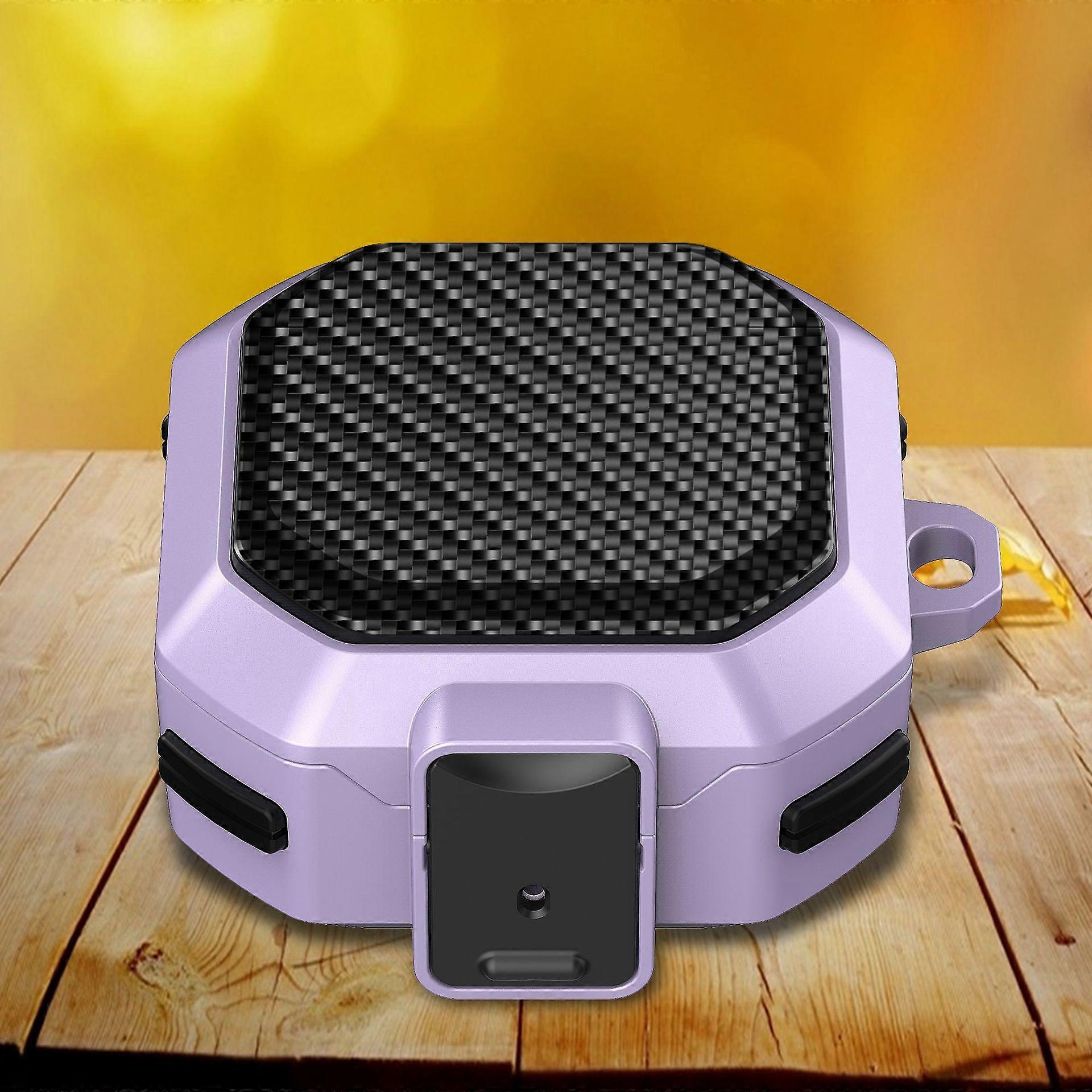 For Samsung Galaxy buds live/buds pro/buds 2 headphone protective sleeve carbon fiber pattern anti-fall shell switch protective shell