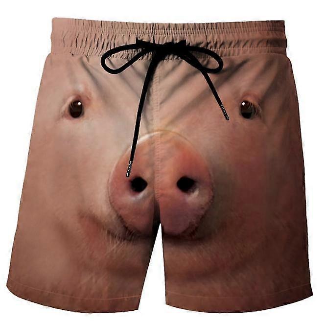 Beach Shorts for Men 3D Print Animal Board Shorts Sports Gym Swim Trunks Shorts Pants