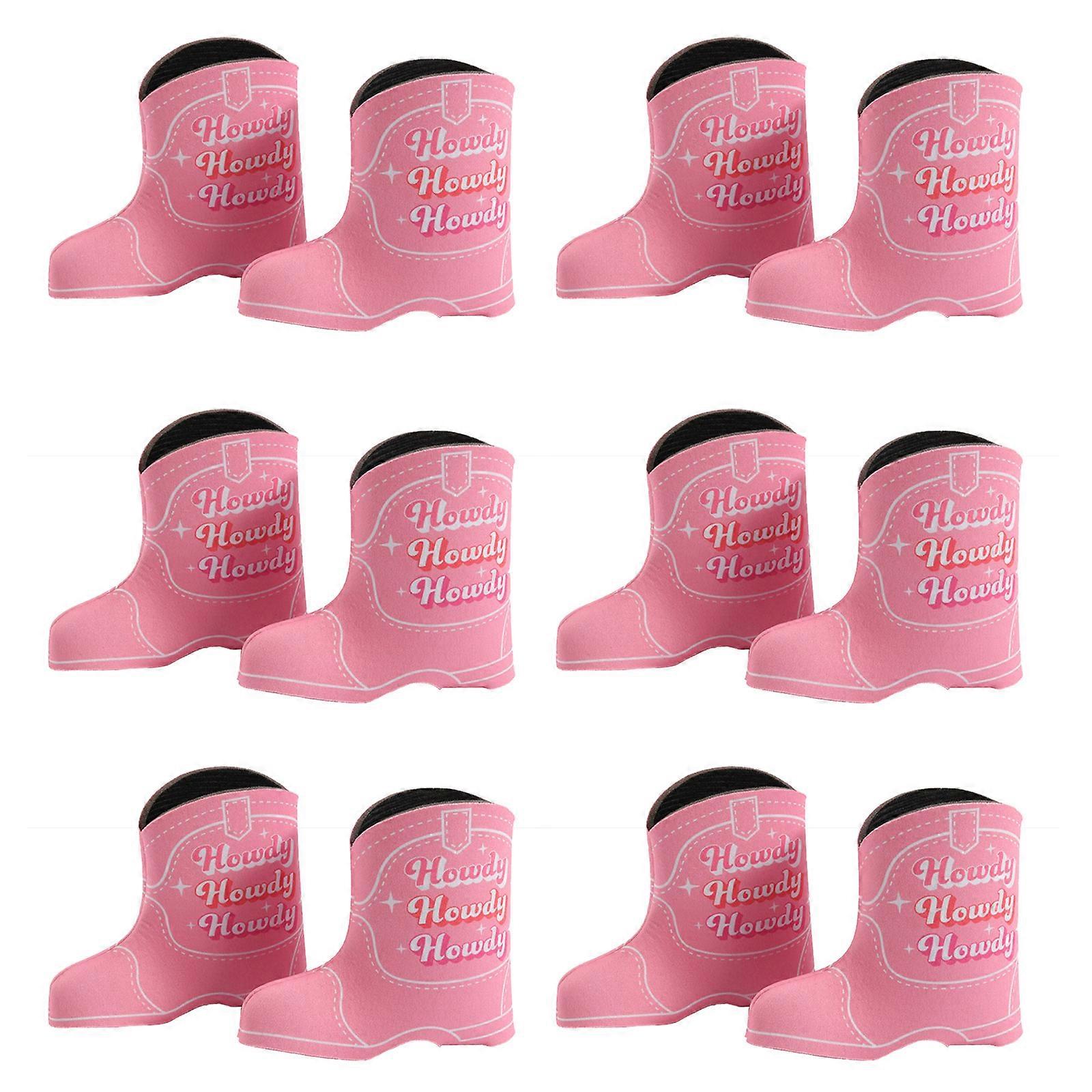 40% Off Cute Boot Drink Holder Insulated Can Cover, 6/12Pcs Beer Bottle Sleeve for Party