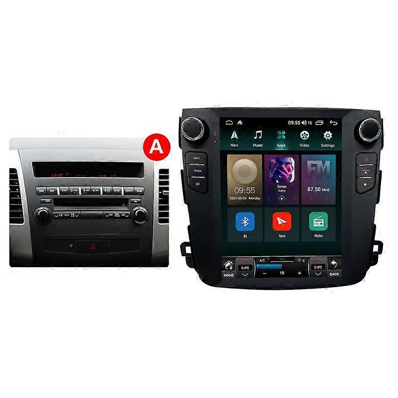 For Mitsubishi Outlander 2005-2011 Android Car Radio Stereo 4g 8-core Carplay Tesla Vetical Screen 9.7 Multimedia Player