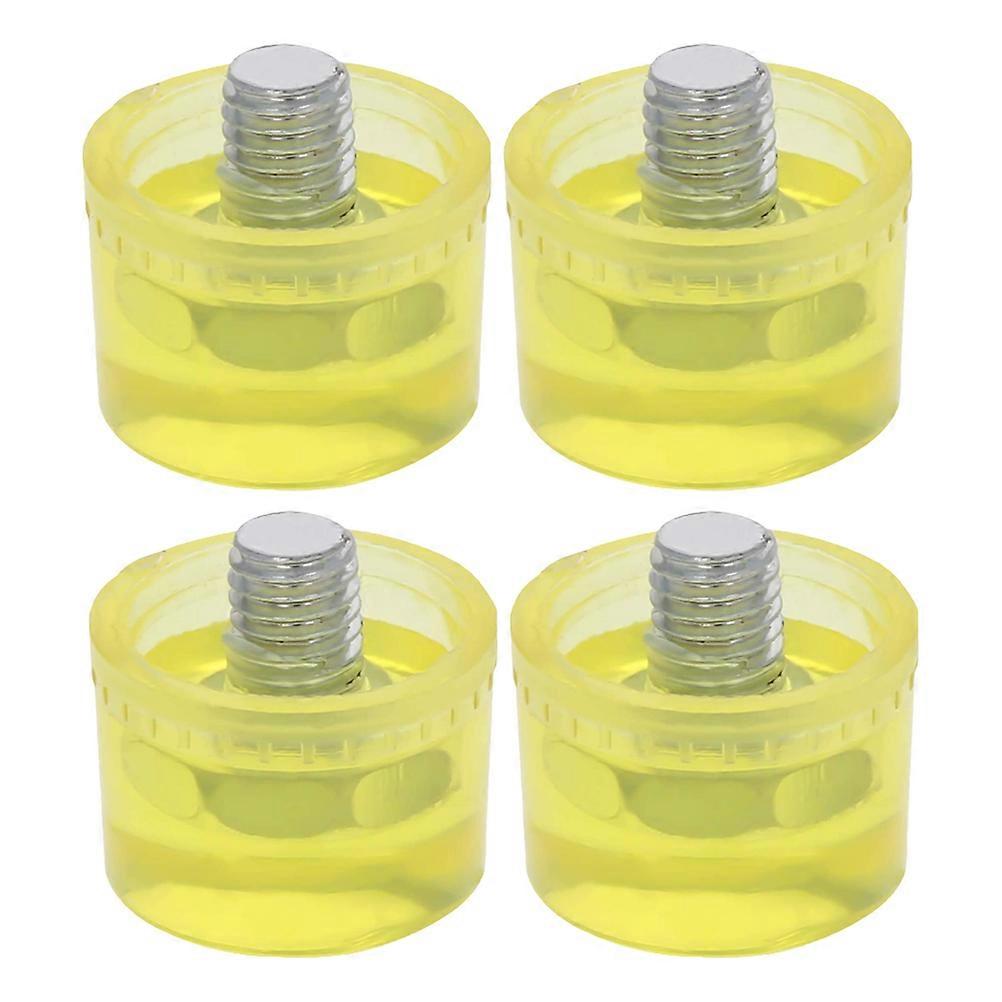 4 Pcs Mallet Hammer Replacement Rubber Striking Head Tip Hammer Head Tip