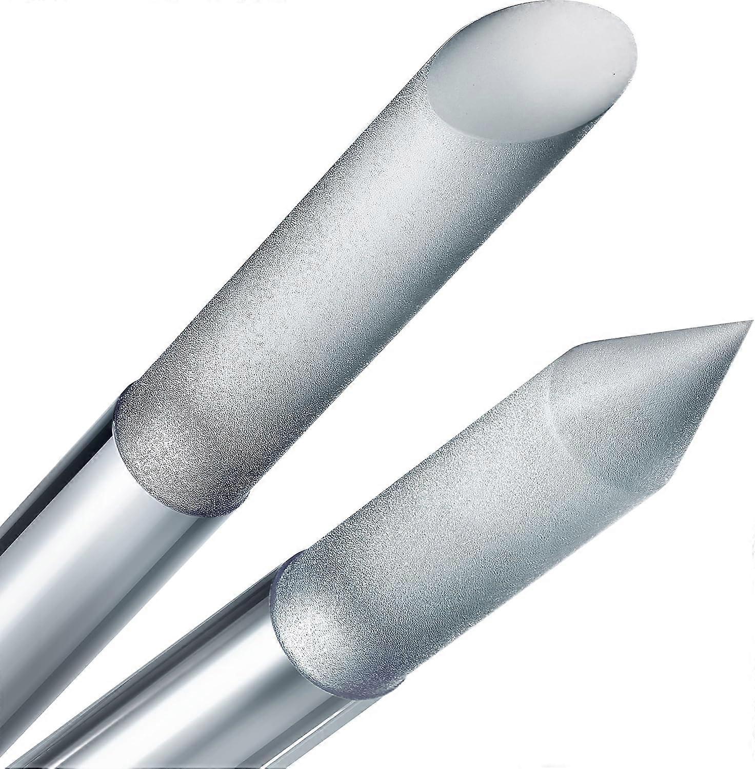 ss Cuticle Pusher by GLADZY - Manicure Stick, Genuine Czech Quality, Professional Precision Filing Cuticle Remover, Abrasive Surface Never Wears Out G