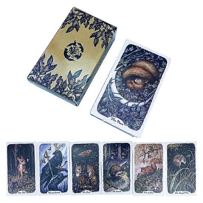 Smoke Ash & Embers Tarot Card Prophecy Divination Deck Family Party Board Game Beginners Cards Fortune Telling Game w/Manual