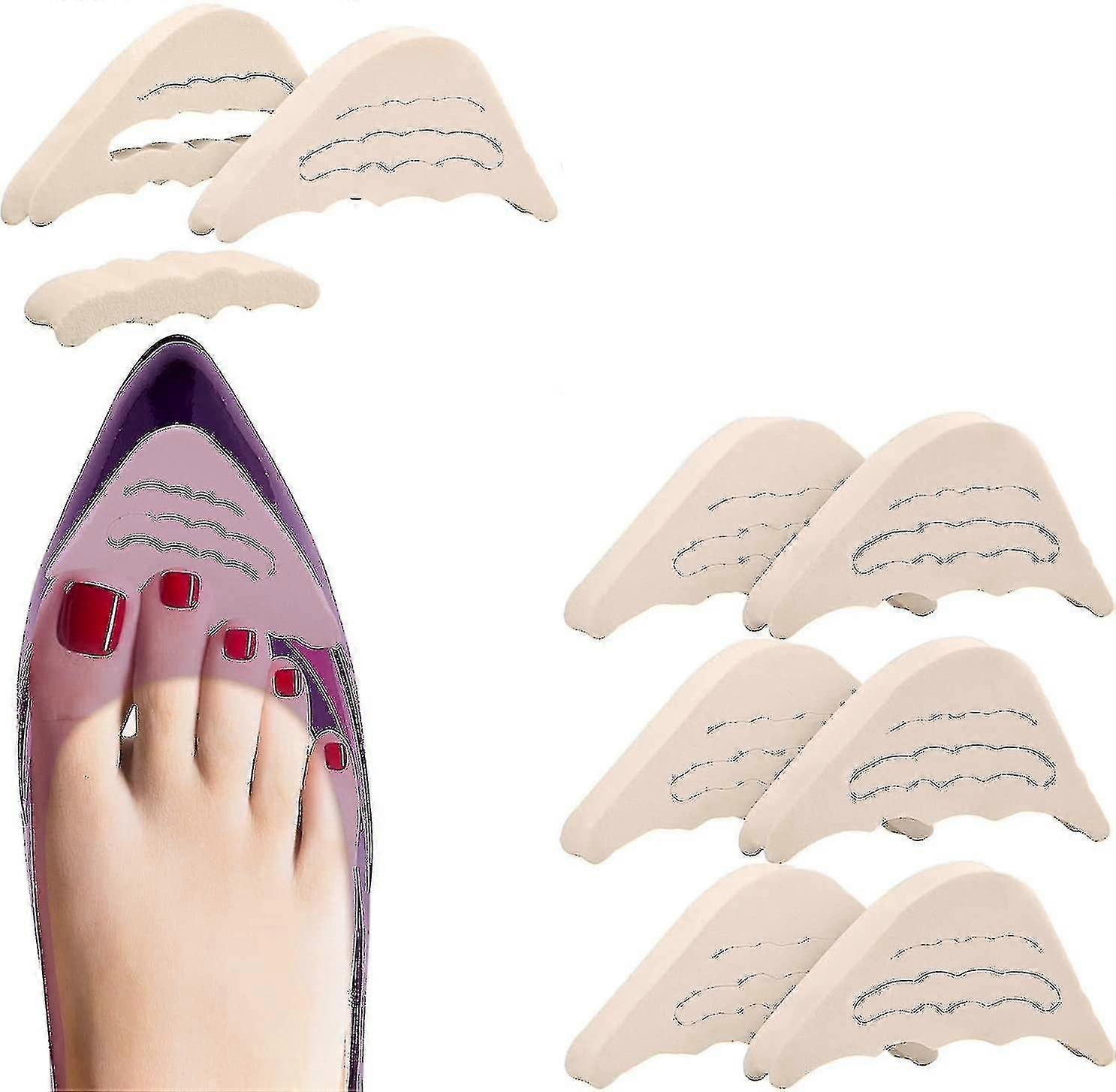 4 Pairs Adjustable Shoe Filler Unisex Shoes Too Big Inserts, Adjustable Shoe Filler Unisex Reusable