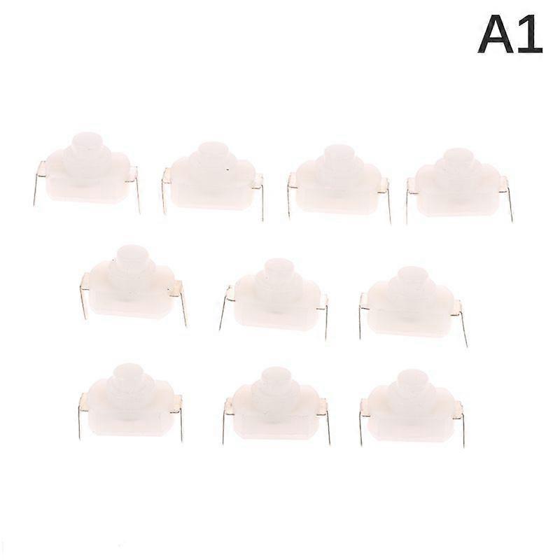 10Pc12*8mm On Off Mini Push Button Switch for Electric Torch 1208YD Self Locking