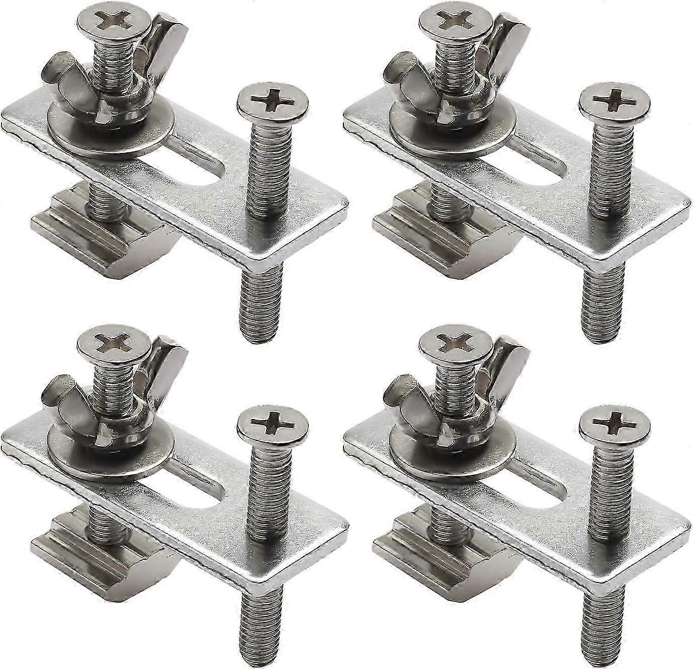 4PCS T-Track Mini Hold Down Clamp Kit for CNC Router Machines
