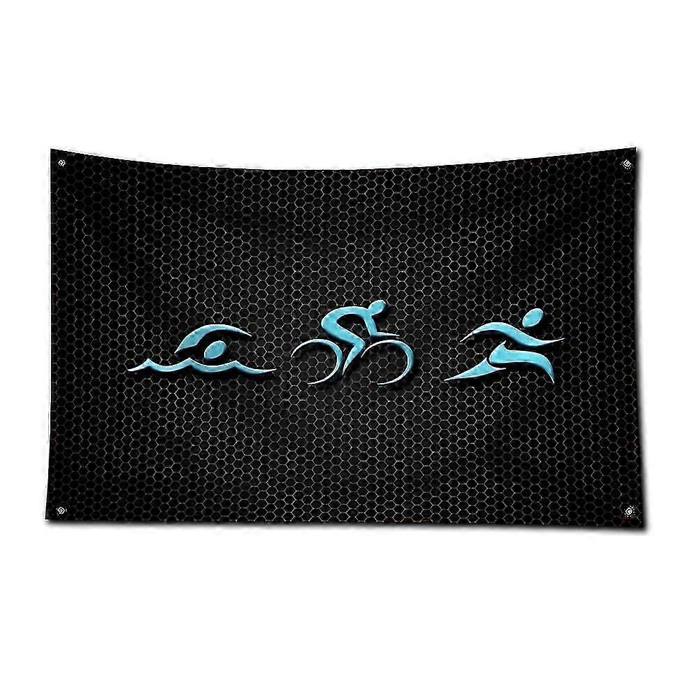 3x5 רגל i-ironmans דגל פוליאסטר באנר הדפסה דיגיטלית עבור מוסך קיר אמנות החוצה קישוט הדלת עם פליז Grommet T-triathlons