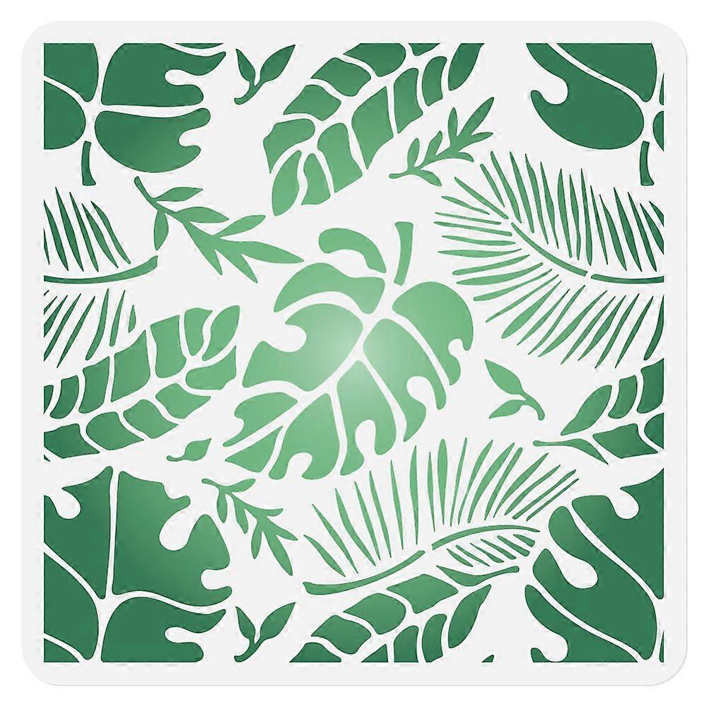 1pc PET Hollow Out Drawing Painting Stencils for DIY Scrapbook Photo Album Leaf 300x300mm