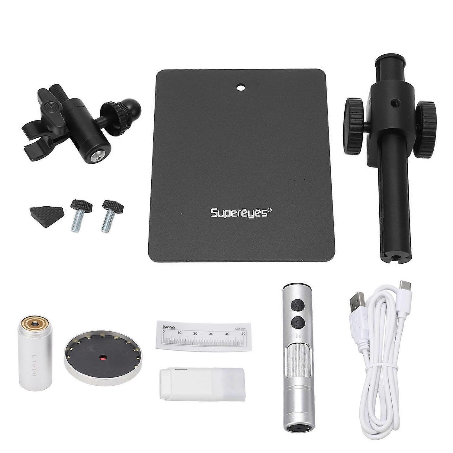 Digital Microscope 360 Degree Adjustable 12MP USB Handheld Camera with 1500X Magnification Lens and