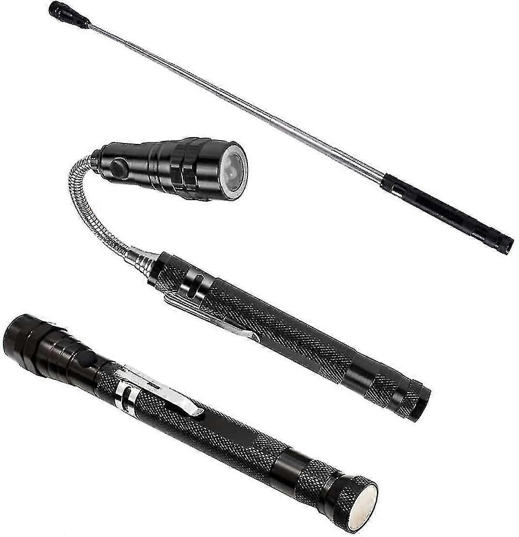 Telescopic Magnetic Pickup Tool With Led,hand Tools Gifts Telescoping Gadgets