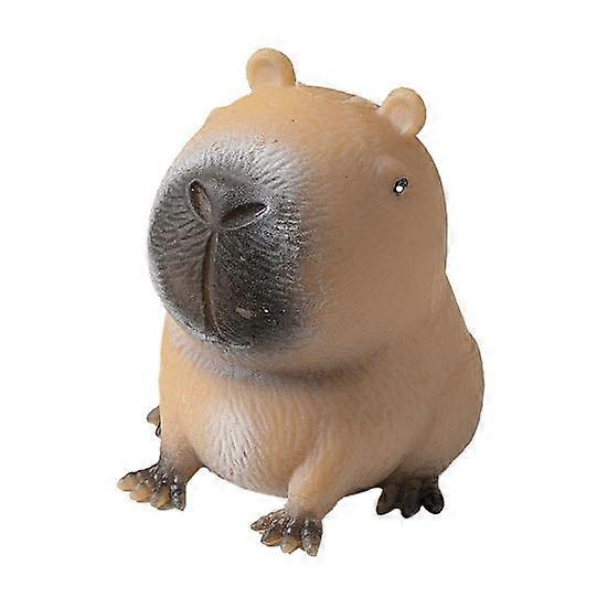 Capybara Squeeze Leksak Långsam Rebound Mjuk TPR Stress Ångest Lättnad Bärbar