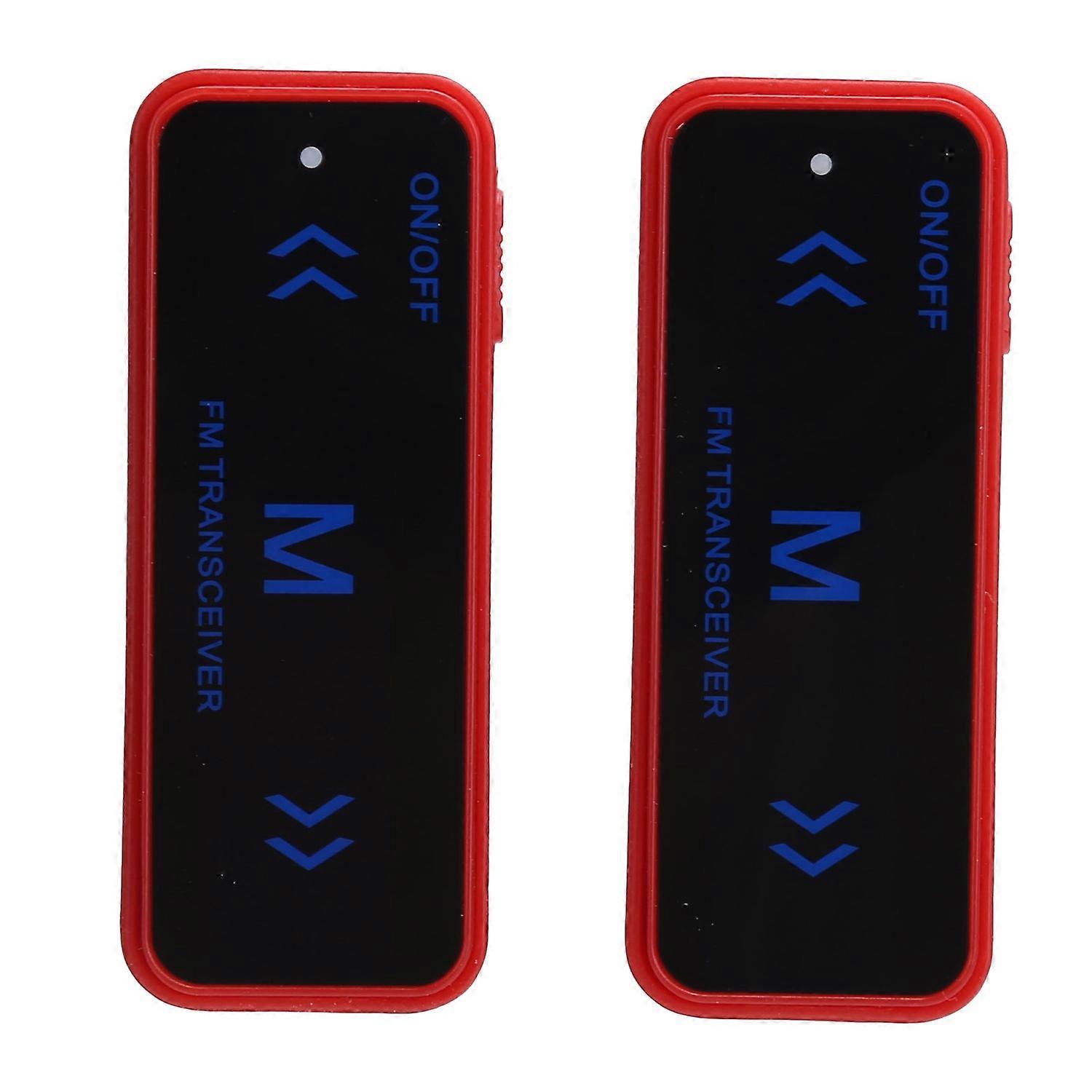 Children Portable Walkie Talkies Long Range 2 Way Radios Walky Talky Toys with LanyardRed