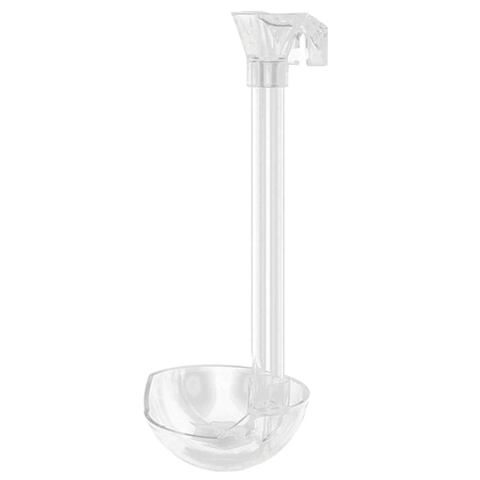 1 Set Aquarium Glass Feeding Tube Bowl Aquarium Shrimp FishTank Glass Feeding Tools Clear Shrimp Pot M