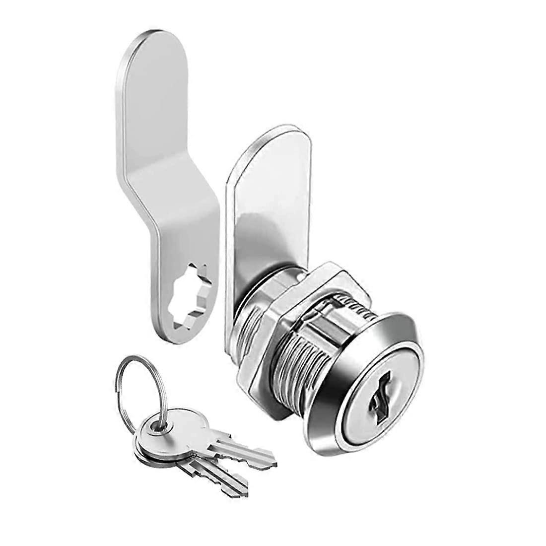 5/8 Inch Cam Lock with Keys for Toolboxes and Drawers - Durable Metal Locking Mechanism, Keyed Alike Design