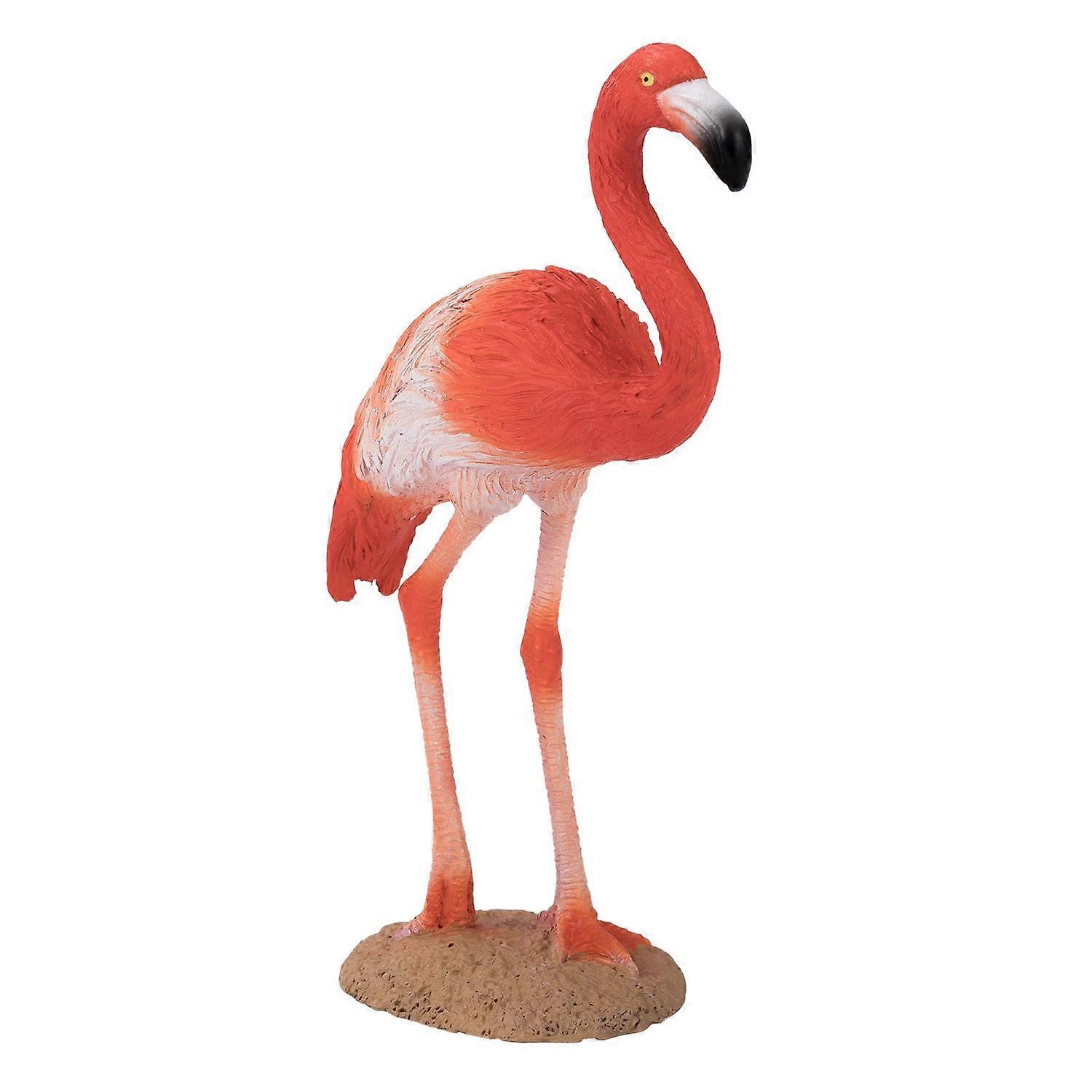 American Flamingo Wildlife Toy Figure 10.5 cm Height Approx Mojo Fun 387134 Birds