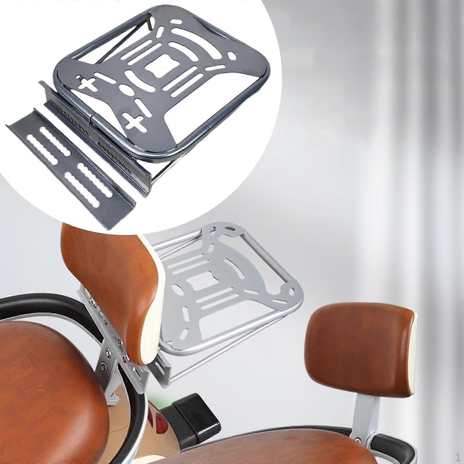 Motorcycle Rear Luggage Rack Electric Scooter Cargo Carrier Easily Install Spare Part Sturdy