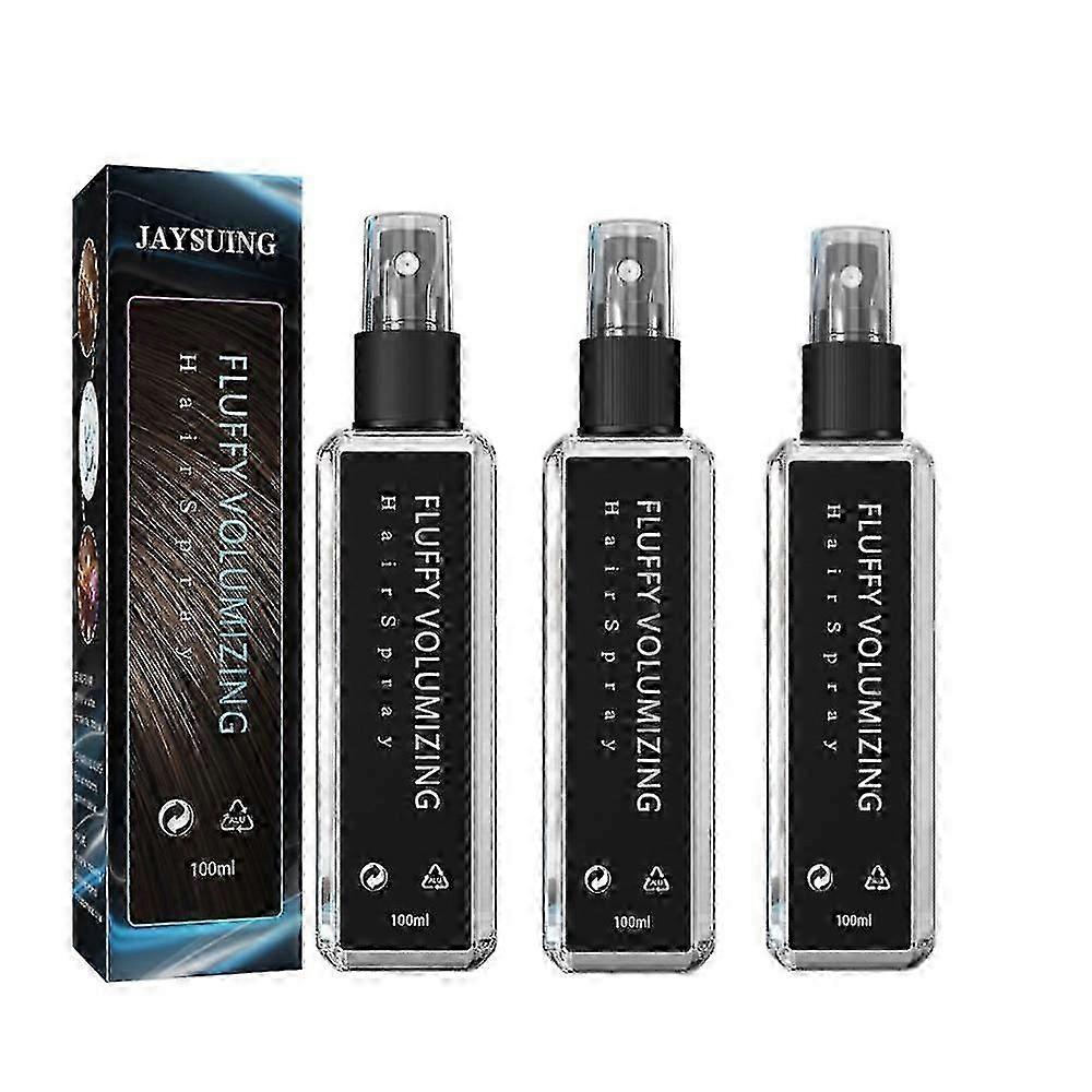 3pcs Fluffy Volumizing Spray, Extra-volume Spray, Long-lasting Bright, Volumizing For All Types