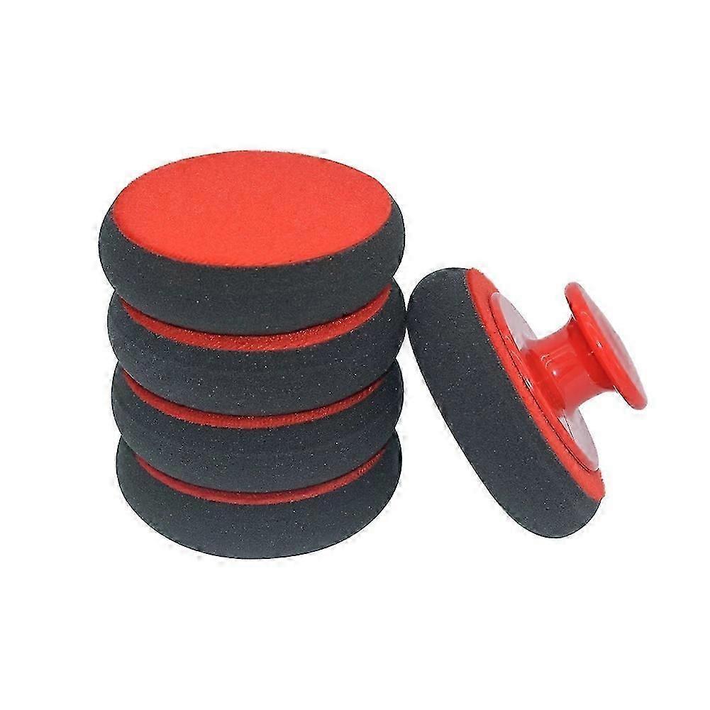 6pcsSet mit Griff Auto Waxing Multifunktionaler Gebrauch Reinigungsschwamm
