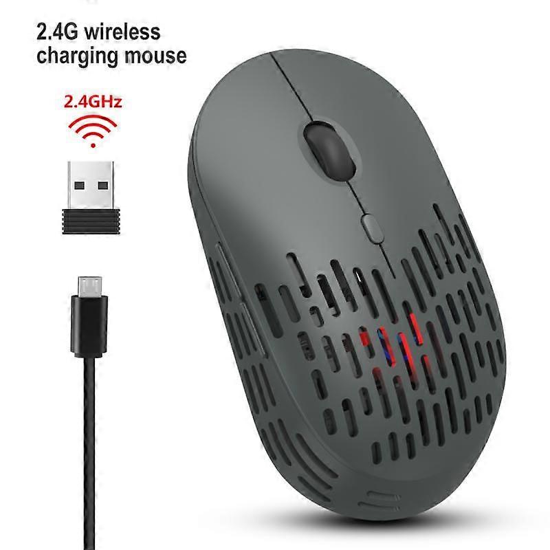 RYRA Luminous Hole Mouse 2.4G Rechargeable Single-mode Charging USB Interface Wireless