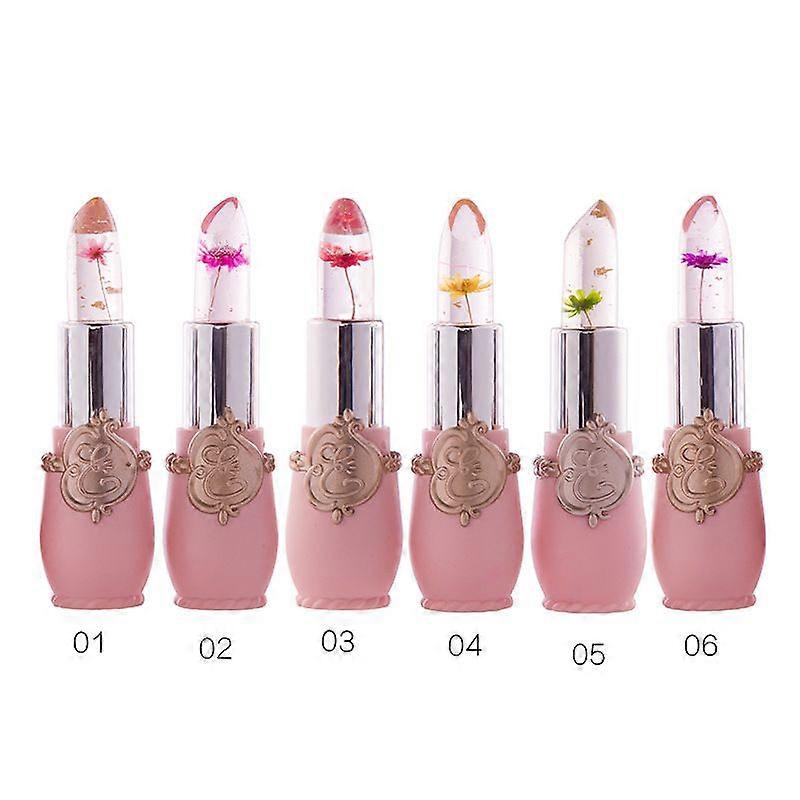 Flower Lipstick Color Jelly Transparent Magic Changing Lip Temperature Change AU