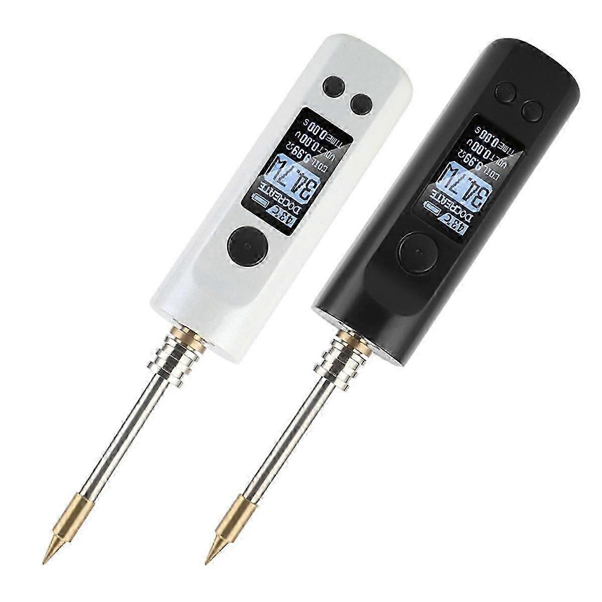 Portable Smart Electric Soldering Iron 75W 200-500 8S Soldering/Constant Temperature,3 Nozzles Dig