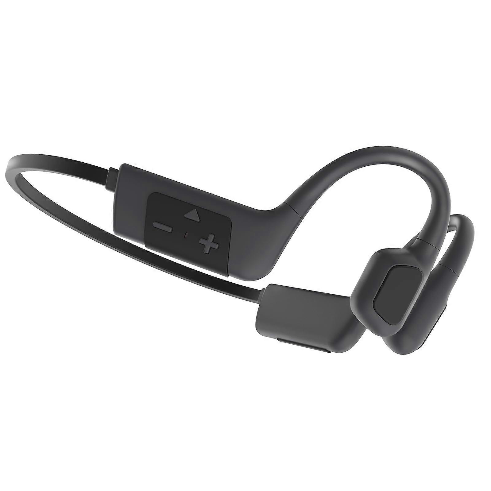 Bone Conduction Bluetooth 5.3 Wireless Open Ear Headphones With Mic For Running IP68 Waterproof 32GB MP3 Player