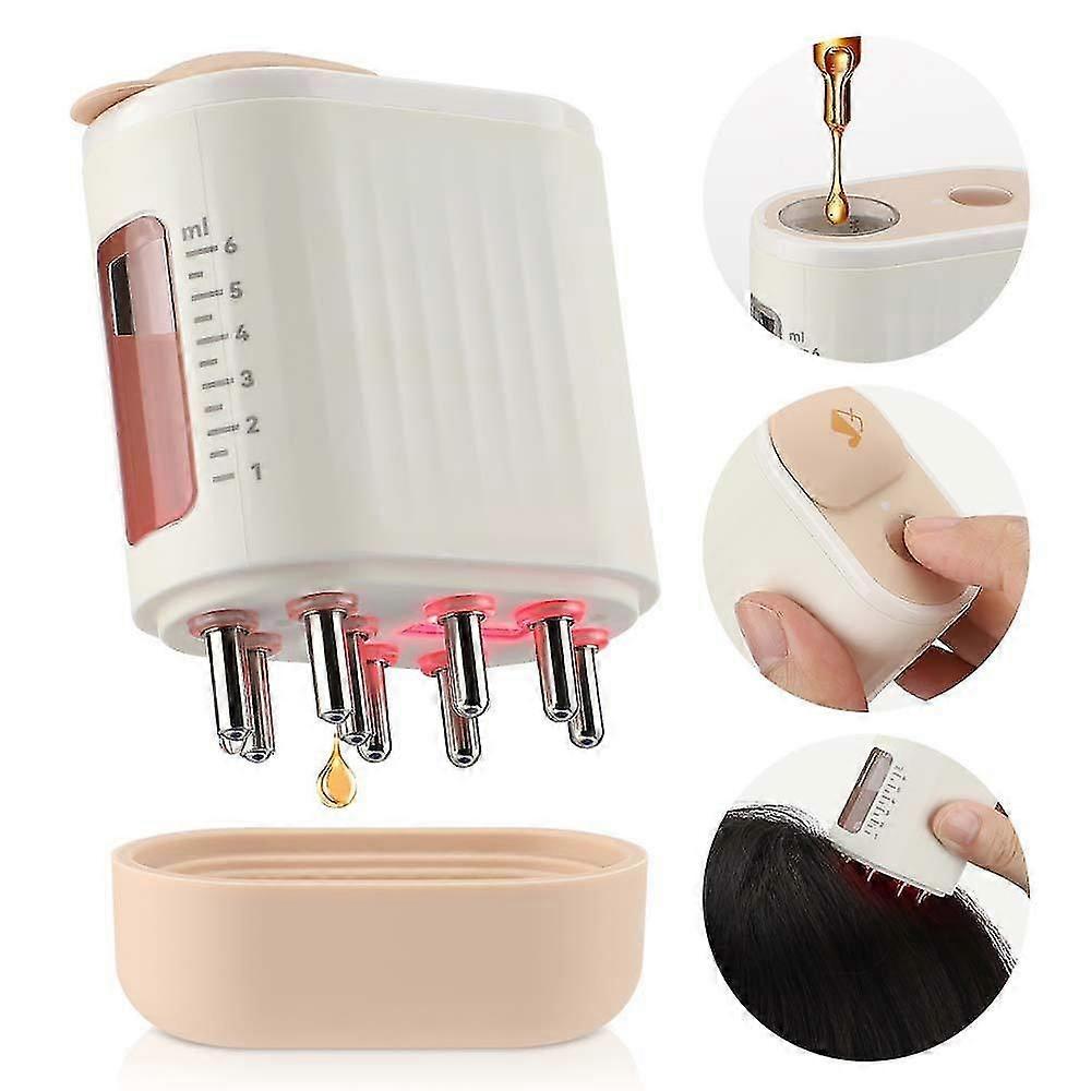Advanced Scalp Care Massager, Portable 2-in-1 Electric Scalp Massager Brush, Waterproof Handheld Hair Scalp Scratcher, Head Massager-yg