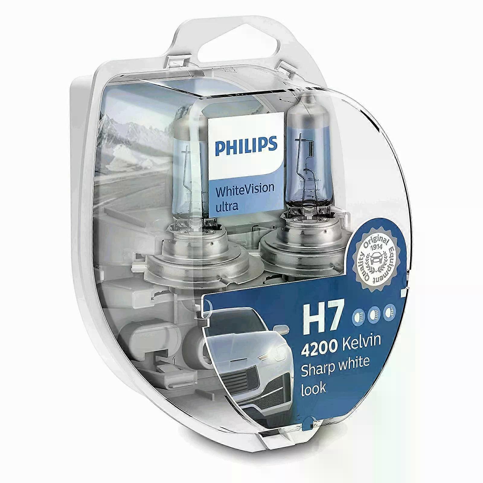 For Mercedes C-Class T-Model S204 Philips WhiteVision Ultra Low Beam Bulbs