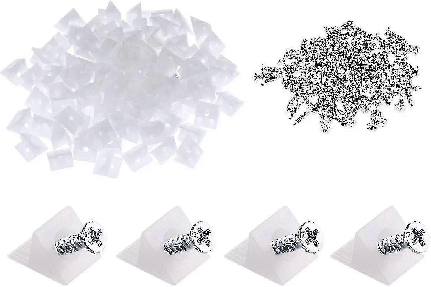 100 パック家具チェスト引き出し底部修理修理ウェッジ引き出し Plas