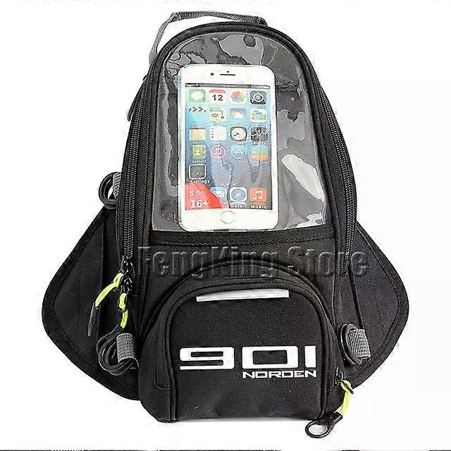 אופנוע מגנטי תיק רכיבה תיק ניווט דלק מיכל תיק מסך גדול תואם הוסקוורנה נורדן 901