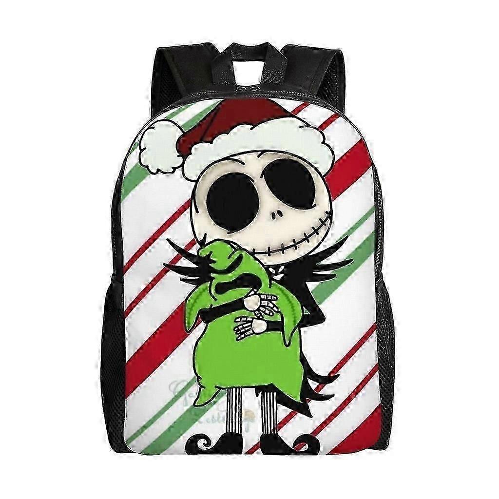 c5325 Mardrömmen före jul Skolväska Tecknad Ryggsäck Mode Pojkar Väska Student Skolväska Resa Ryggsäck jjn5325