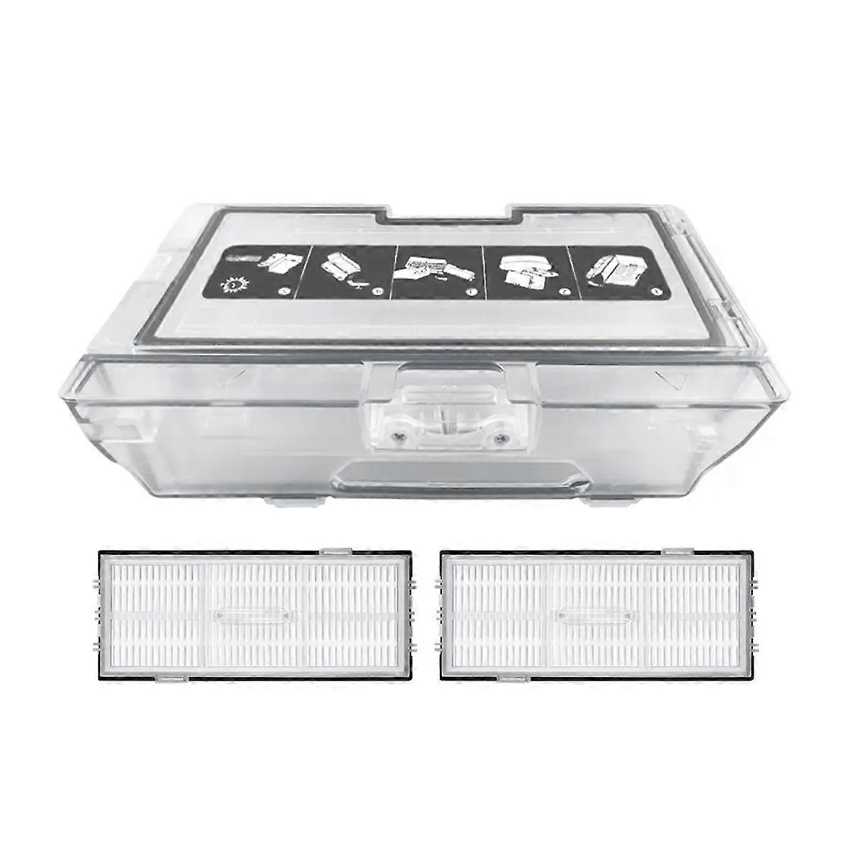 For S8, S8 Plus, Robot Vacuum Cleaner Dust Box Hepa Filter