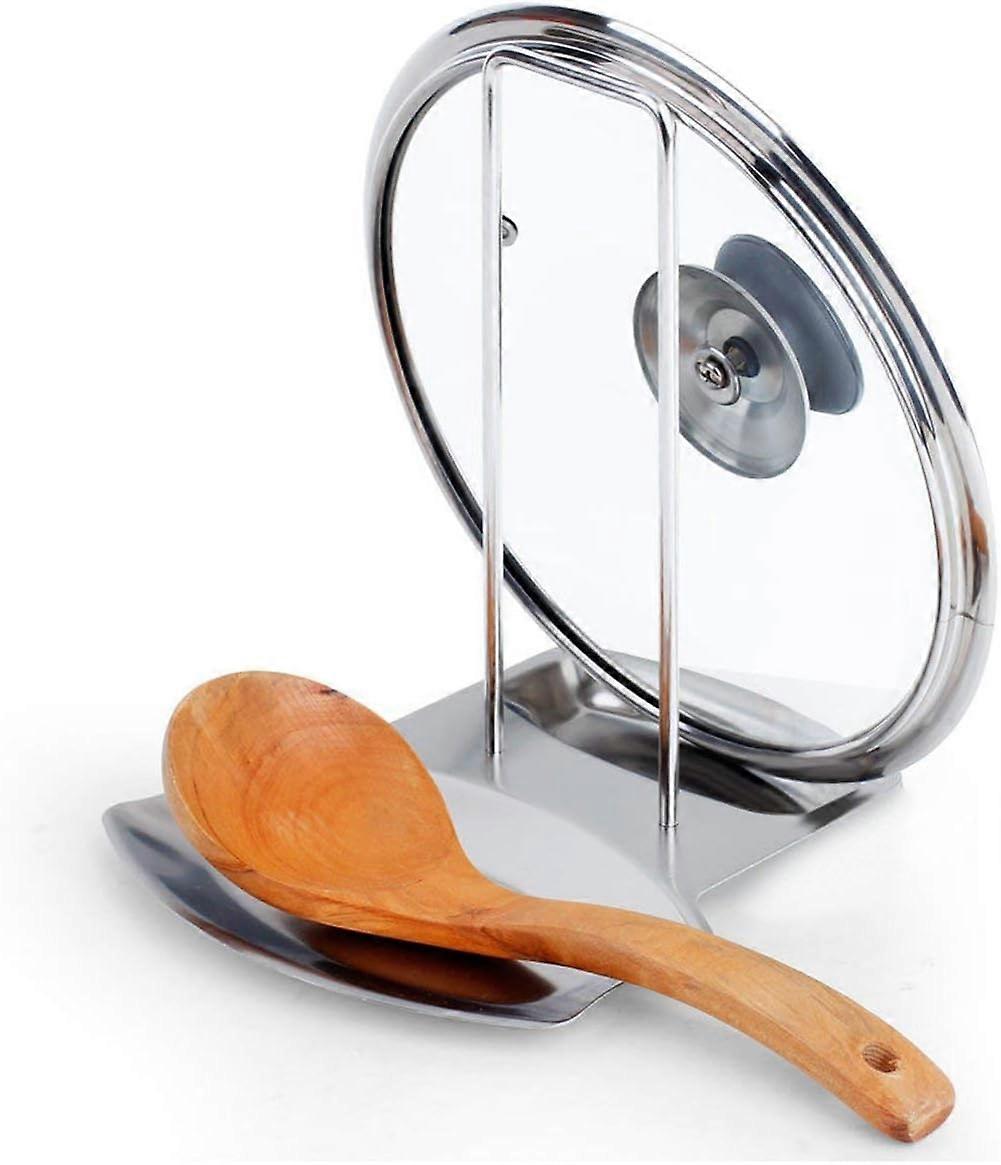 Stainless Steel Pan Lid Organizer Compact Versatile