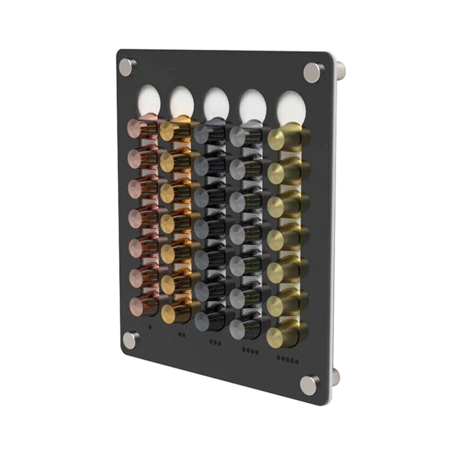 Coffee Capsule Storage Display Rack Wall-mounted Transparent Acrylic Coffee Capsule Holder