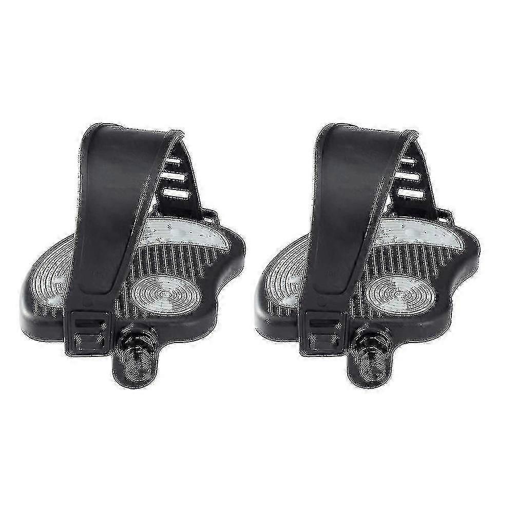 Strap-Fitted Pedals for Spin and Stationary Exercise Bikes 1/2 Inch Diameter - Yx Model