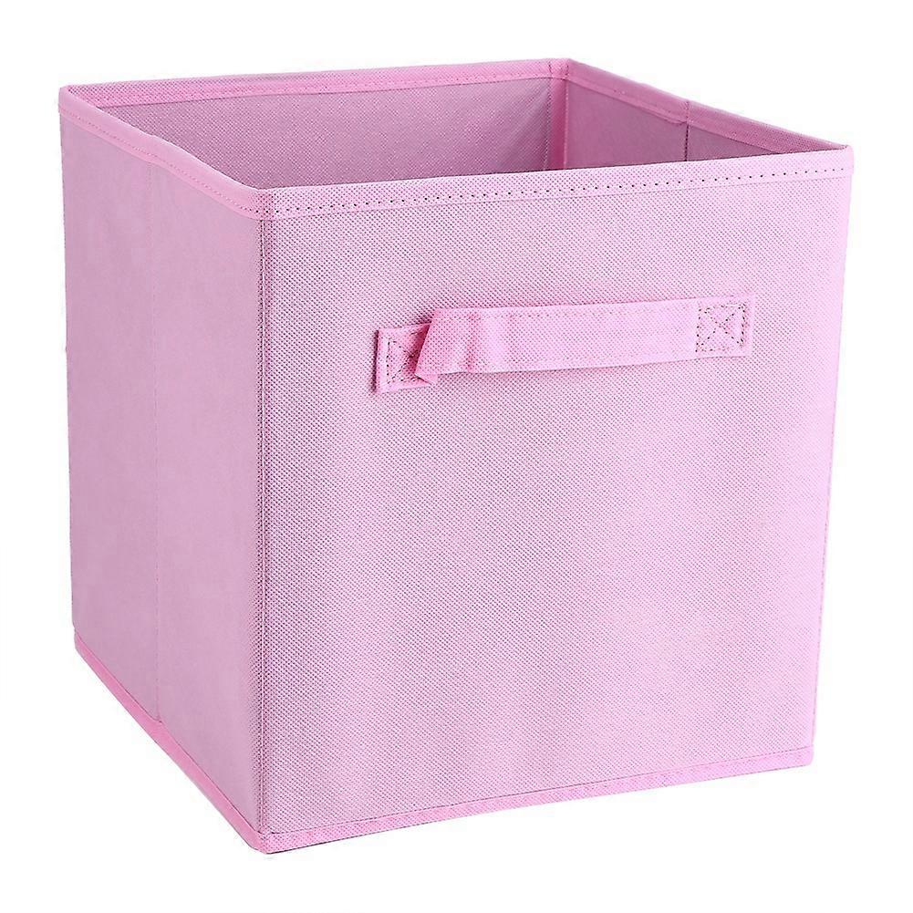 6Pack Foldable Square Canvas Clothes Toys Storage Box Collapsible Fabric Cubes